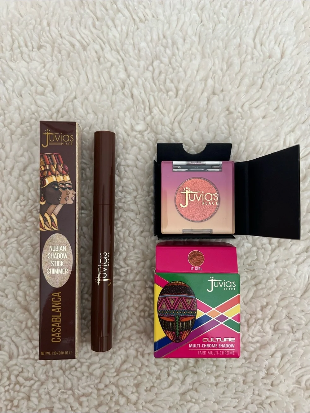 Juvia's Place Eyeshadows: Nubian Stick Casablanca & Culture Multichrome It Girl